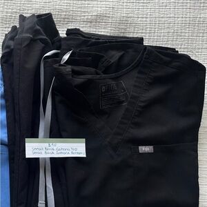FIGS Black Medical Scrub Set